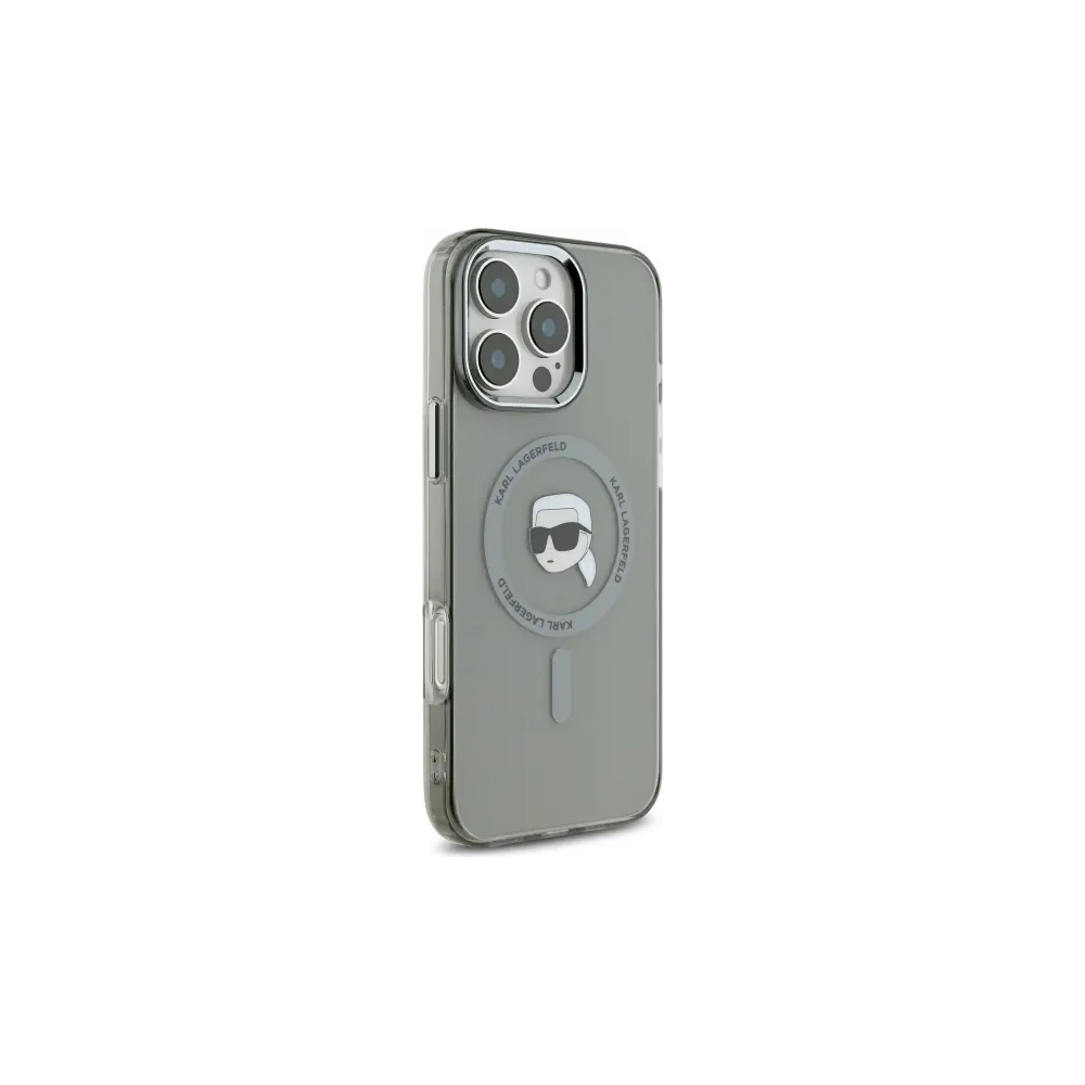 Hurtownia GSM - Etui Karl Lagerfeld KLHMP16XHLSKIK Apple iPhone 16 Pro Max hardcase IML Metal Karl Head MagSafe černý/black - KLD21777 - {ean13} - Hurt