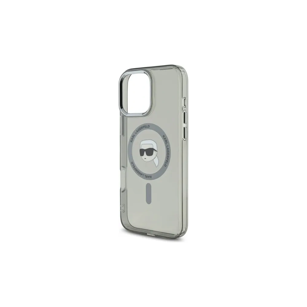 Hurtownia GSM - Etui Karl Lagerfeld KLHMP16XHLSKIK Apple iPhone 16 Pro Max hardcase IML Metal Karl Head MagSafe černý/black - KLD21777 - {ean13} - Hurt