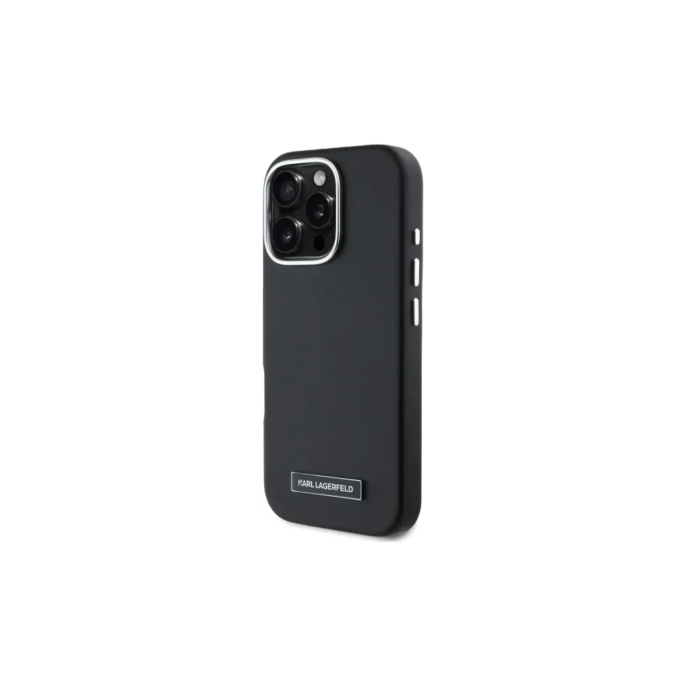 Hurtownia GSM - Etui Karl Lagerfeld KLHMP16XPGMSRPK Apple iPhone 16 Pro Max hardcase FW Metal Plate MagSafe černý/black - KLD21778 - {ean13} - Hurt