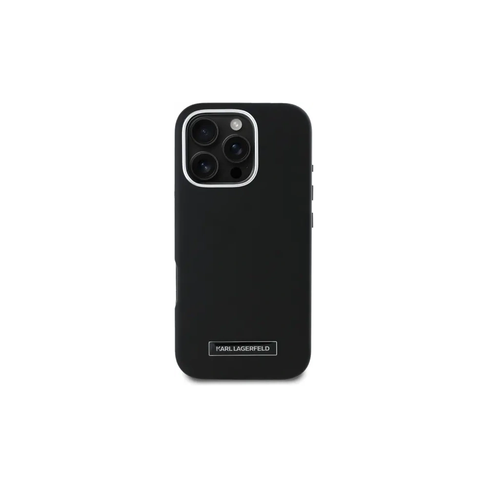 Hurtownia GSM - Etui Karl Lagerfeld KLHMP16XPGMSRPK Apple iPhone 16 Pro Max hardcase FW Metal Plate MagSafe černý/black - KLD21778 - {ean13} - Hurt