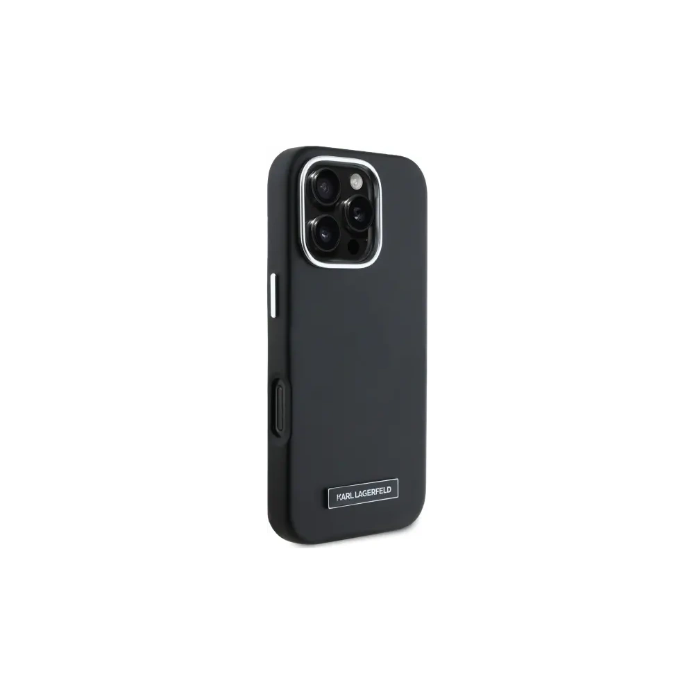 Hurtownia GSM - Etui Karl Lagerfeld KLHMP16XPGMSRPK Apple iPhone 16 Pro Max hardcase FW Metal Plate MagSafe černý/black - KLD21778 - {ean13} - Hurt