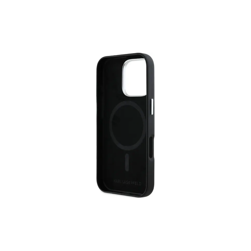 Hurtownia GSM - Etui Karl Lagerfeld KLHMP16XPGMSRPK Apple iPhone 16 Pro Max hardcase FW Metal Plate MagSafe černý/black - KLD21778 - {ean13} - Hurt