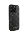 Hurtownia GSM - Etui Karl Lagerfeld KLHMP16XPKHPORPK Apple iPhone 16 Pro Max hardcase Kožené Monogram Metal Logo MagSafe černé/black - KLD21780 - {ean13} - Hurt