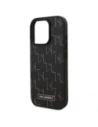 Hurtownia GSM - Etui Karl Lagerfeld KLHMP16XPKHPORPK Apple iPhone 16 Pro Max hardcase Kožené Monogram Metal Logo MagSafe černé/black - KLD21780 - {ean13} - Hurt