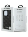 Hurtownia GSM - Karl Lagerfeld KLHMP16XPKHPORPK Apple iPhone 16 Pro Max Hardcase Leder Monogram Metall Logo MagSafe schwarz - KLD21780 - {ean13} - Hurt