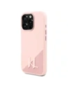 Hurtownia GSM - Etui Karl Lagerfeld KLHMP16XSCMKMPCP Apple iPhone 16 Pro Max hardcase Silicone Shadow Metal Initial MagSafe różowy/pink - KLD21782 - {ean13} - Hurt