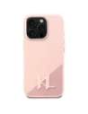 Hurtownia GSM - Etui Karl Lagerfeld KLHMP16XSCMKMPCP Apple iPhone 16 Pro Max hardcase Silicone Shadow Metal Initial MagSafe różowy/pink - KLD21782 - {ean13} - Hurt