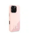 Hurtownia GSM - Etui Karl Lagerfeld KLHMP16XSCMKMPCP Apple iPhone 16 Pro Max hardcase Silicone Shadow Metal Initial MagSafe różowy/pink - KLD21782 - {ean13} - Hurt