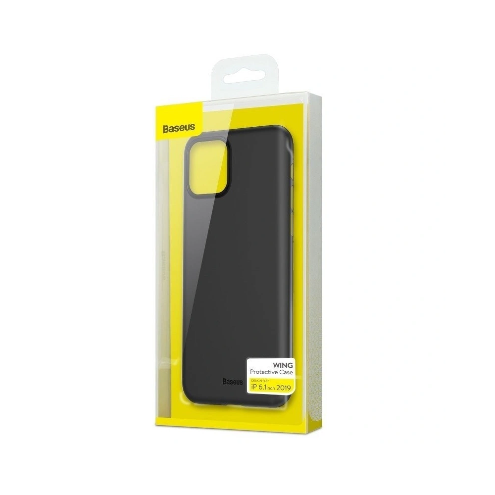 Hurtownia GSM - Halbtransparente Hülle Baseus Wing Case für iPhone 11 6,1 (schwarz) - BSU1257BLK - {ean13} - Hurt