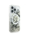 Hurtownia GSM - Etui Guess GUHMP16XLFMWTE Apple iPhone 16 Pro Max hardcase Liquid Glitter Flower MagSafe béžový/beige - GUE3681 - {ean13} - Hurt