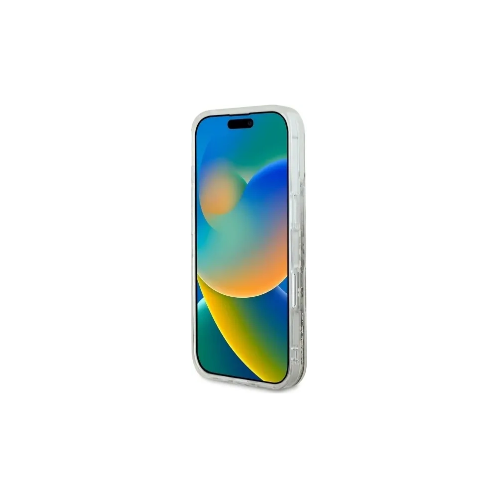 Hurtownia GSM - Guess GUHMP16XLFMWTE Apple iPhone 16 Pro Max Hartschale Liquid Glitter Blume MagSafe beige - GUE3681 - {ean13} - Hurt