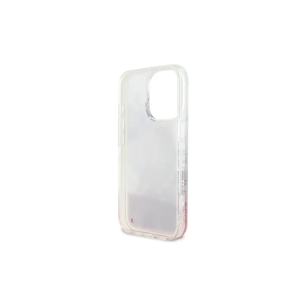 Wholesale Guess GUHMP16XLFMWTP Apple iPhone 16 Pro Max hardcase Liquid Glitter Flower MagSafe pink - GUE3682 - {ean13} - Hurt