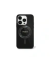 Guess GUHMP16XPFTDTEK Apple iPhone 16 Pro Max keménytok IML Ragyogók MagSafe fekete
