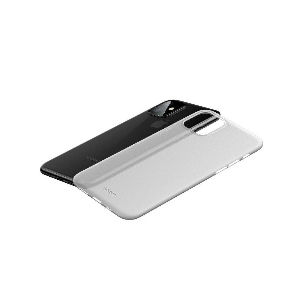 Hurtownia GSM - Półprzezroczyste etui Baseus Wing Case do iPhone 11 6,1 (białe) - BSU1258WHT - {ean13} - Hurt