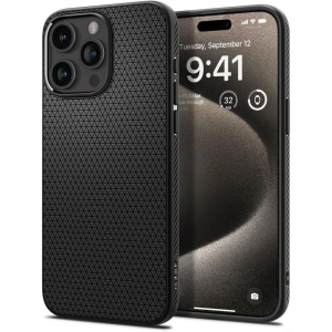 Hurtownia GSM - [OUTLET] Case Spigen Liquid Air Apple iPhone 15 Pro Max Matt Schwarz - OT-723 - {ean13} - Hurt