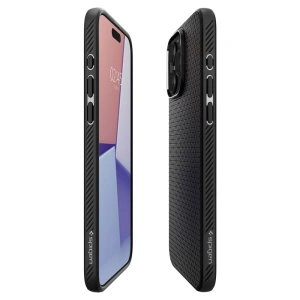Hurtownia GSM - [OUTLET] Case Spigen Liquid Air Apple iPhone 15 Pro Max Matt Schwarz - OT-723 - {ean13} - Hurt