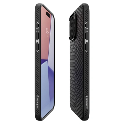 [OUTLET] Etui Spigen Liquid Air Apple iPhone 15 Pro Max Matte Black
