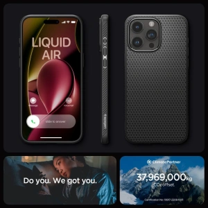 Hurtownia GSM - [OUTLET] Case Spigen Liquid Air Apple iPhone 15 Pro Max Matt Schwarz - OT-723 - {ean13} - Hurt