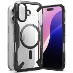 Hurtownia GSM - Etui Ringke Fusion-X Magnetic MagSafe Apple iPhone 16 Black - RGK11667 - {ean13} - Hurt