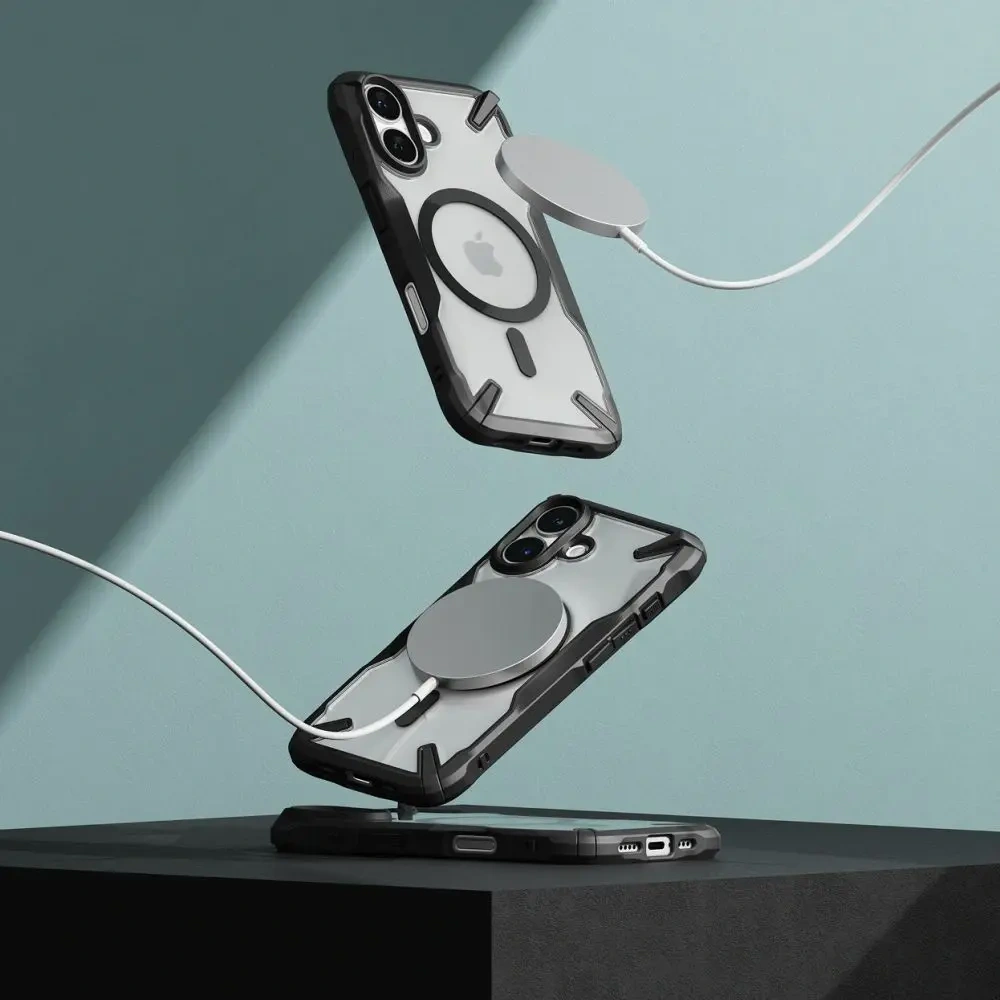 Hurtownia GSM - Ringke Fusion-X Magnetic MagSafe Apple iPhone 16 Fekete - RGK11667 - {ean13} - Hurt