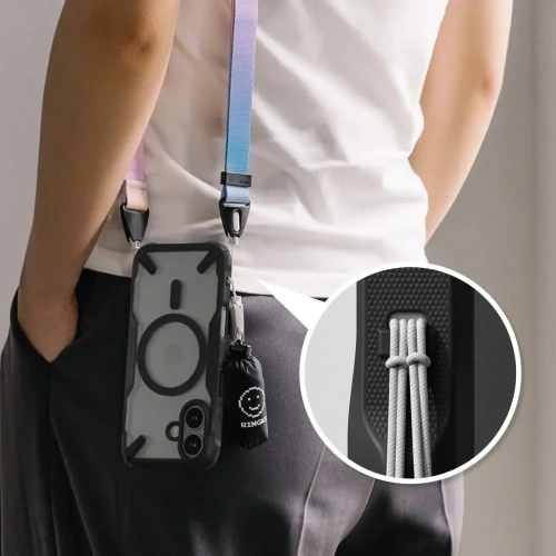 Etui Ringke Fusion-X Magnetic MagSafe Apple iPhone 16 Black