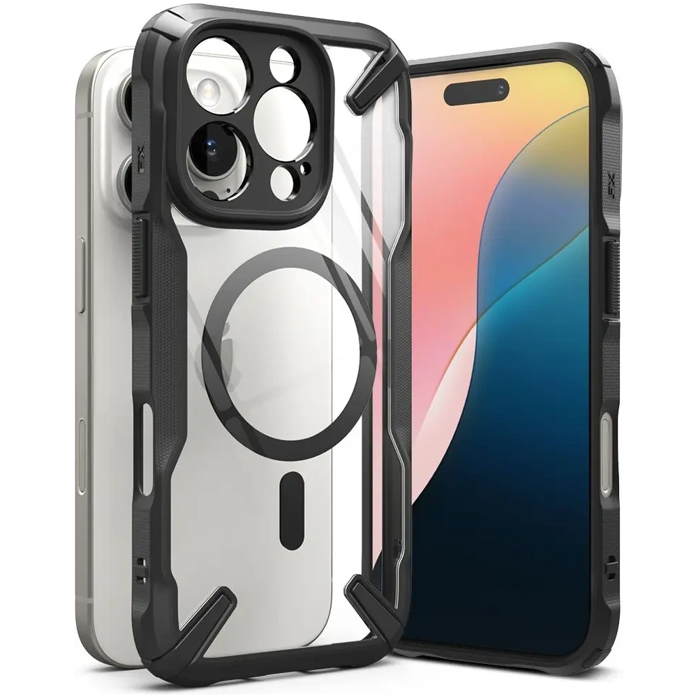 Hurtownia GSM - Etui Ringke Fusion-X Magnetic MagSafe Apple iPhone 16 Pro Black - RGK11668 - {ean13} - Hurt