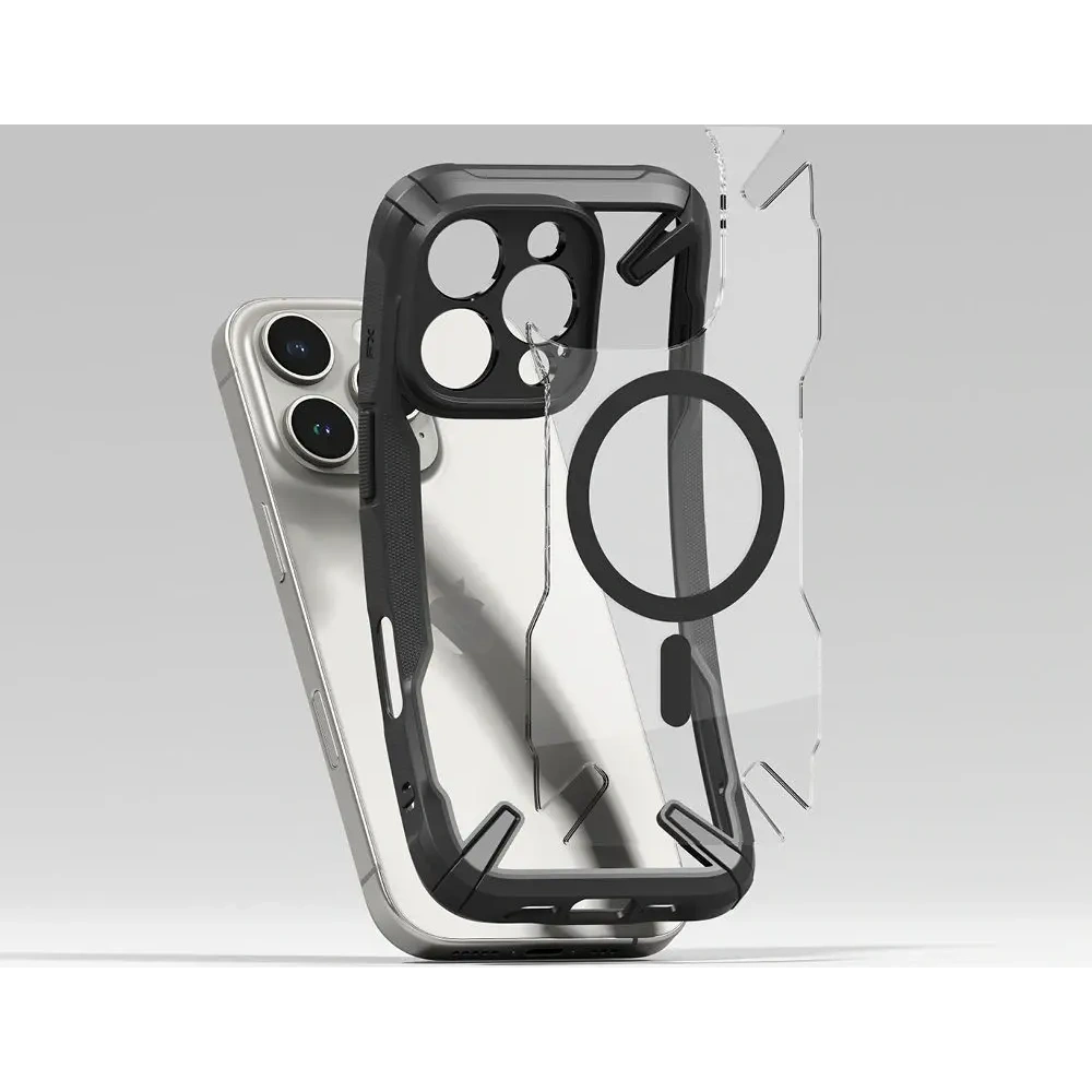 Hurtownia GSM - Etui Ringke Fusion-X Magnetic MagSafe Apple iPhone 16 Pro černé - RGK11668 - {ean13} - Hurt