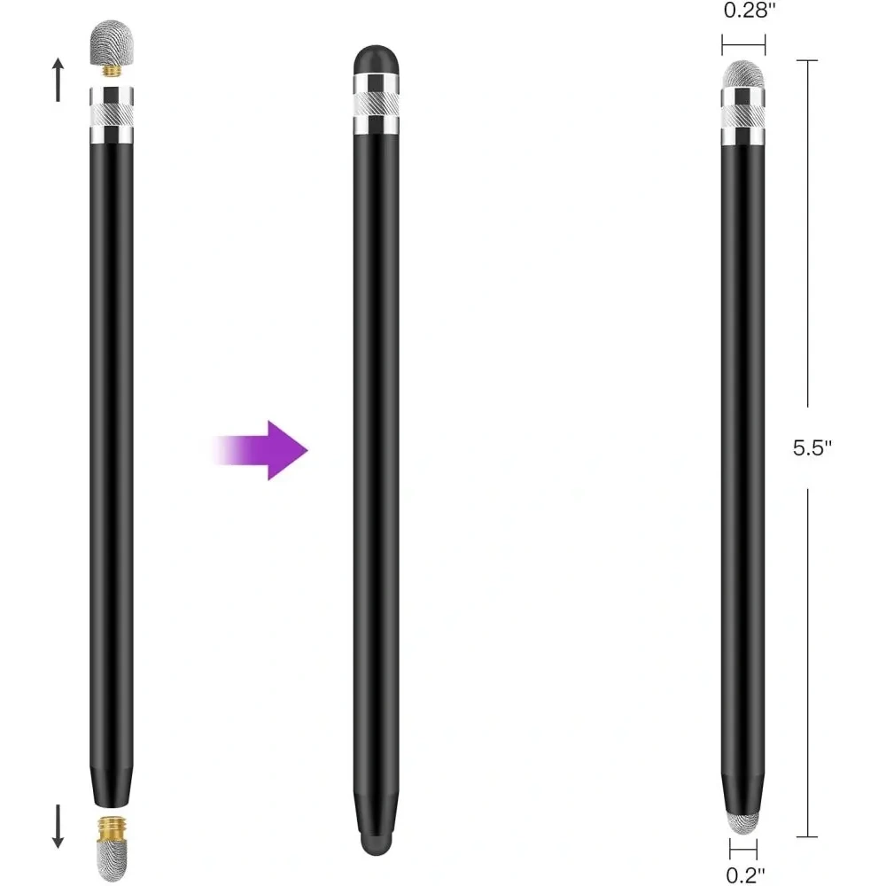 Hurtownia GSM - Tech-Protect USP100 4-tip Stylus Pen cu touchscreen Violet/roz - THP3397 - {ean13} - Hurt