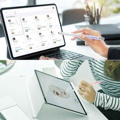 Rysik Tech-Protect USP100 4-tip Touch Stylus Pen Yellow/green
