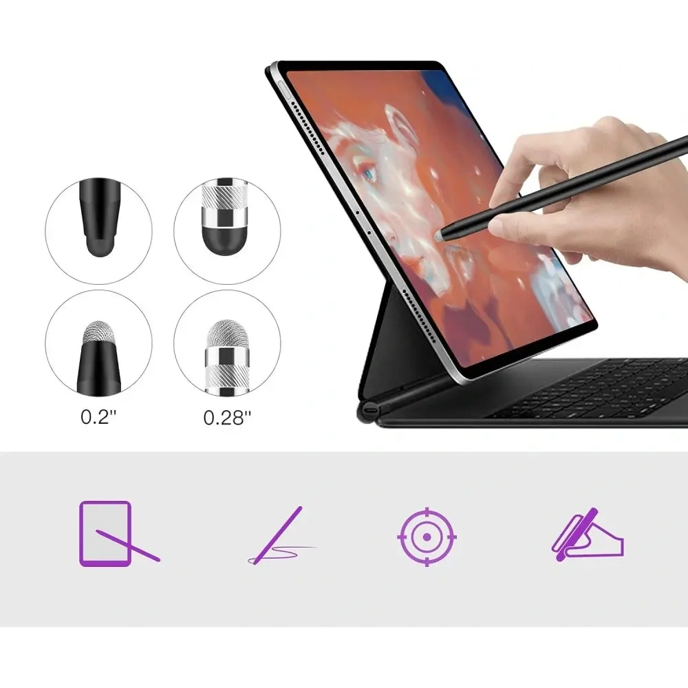 Hurtownia GSM - Tech-Protect USP100 4-tip Stilou cu Touch Negru - THP3399 - {ean13} - Hurt