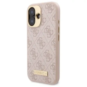 Hurtownia GSM - Guess GUHMP16MU4GPRP Apple iPhone 16 Plus hardcase 4G Logo Plate MagSafe rózsaszín - GUE4061 - {ean13} - Hurt