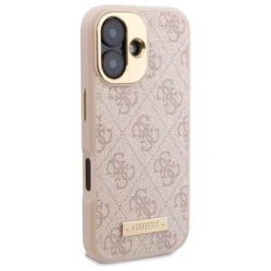 Hurtownia GSM - Guess GUHMP16MU4GPRP Apple iPhone 16 Plus hardcase 4G Logo Plate MagSafe rózsaszín - GUE4061 - {ean13} - Hurt