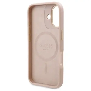 Wholesale Guess GUHMP16MU4GPRP Apple iPhone 16 Plus hardcase 4G Logo Plate MagSafe pink - GUE4061 - {ean13} - Hurt
