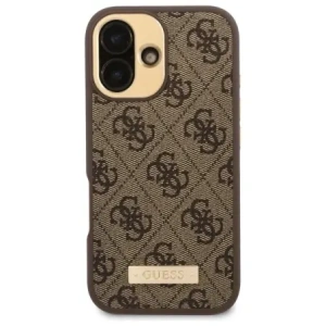 Hurtownia GSM - Guess GUHMP16MU4GPRW Apple iPhone 16 Plus kemény tok 4G Logó Lemez MagSafe barna - GUE4062 - {ean13} - Hurt