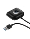 Hurtownia GSM - Adapter USB 4w1 Baseus Square Round, HUB USB 3.0 do 1x USB 3.0 + 3x USB 2.0, 1m (czarny) - BSU1266BLK - {ean13} - Hurt