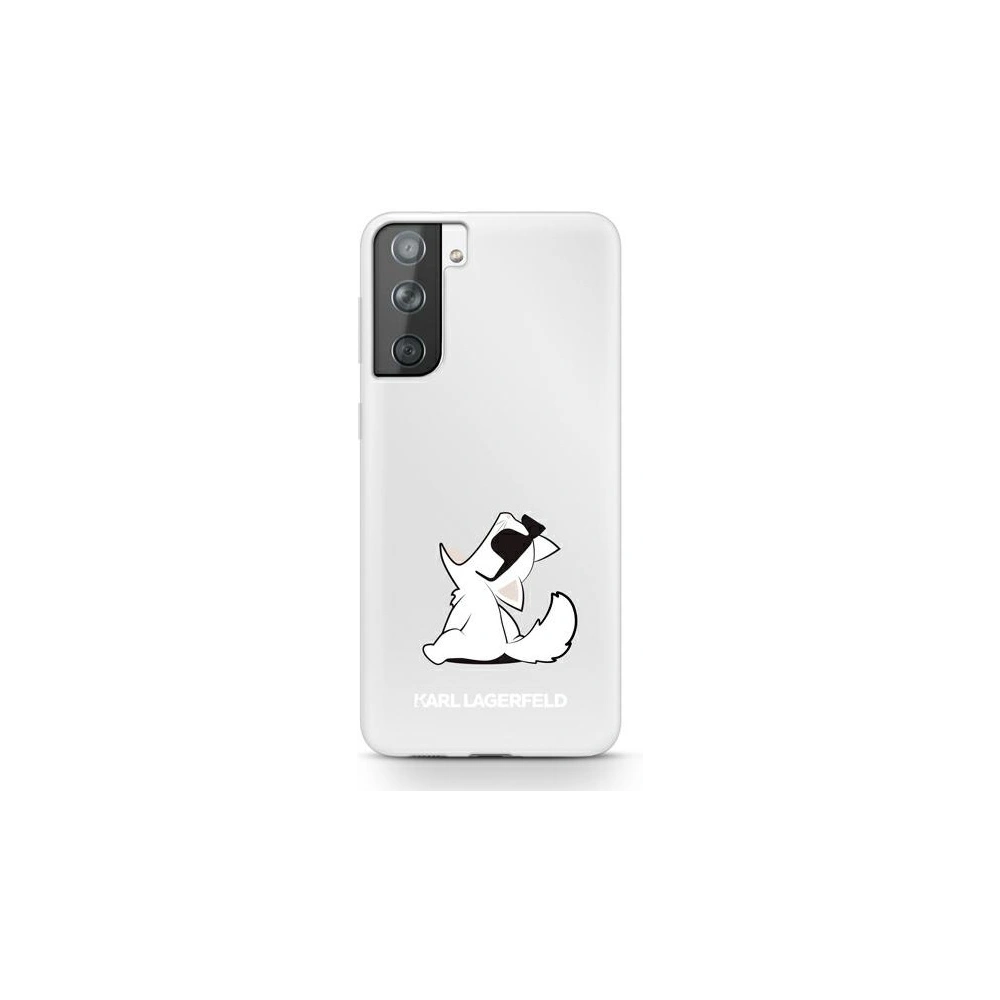 Hurtownia GSM - [OUTLET] Etui Karl Lagerfeld KLHCS21MCFNRC Samsung Galaxy S21+ Plus tvrdý kryt transparentní Choupette Fun - OT-734 - {ean13} - Hurt