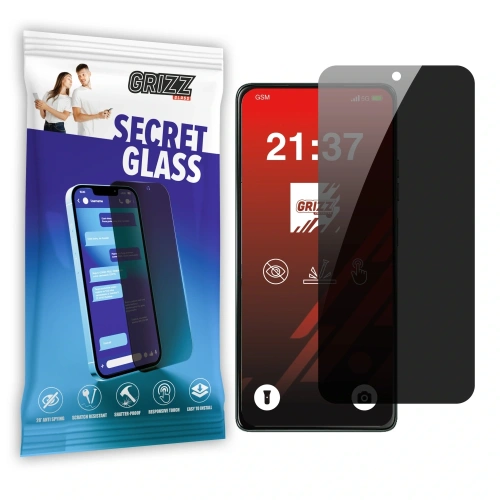 Matowe szkło prywatyzujące GrizzGlass SecretGlass do Motorola Moto G75