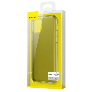 Przezroczyste etui TPU Baseus Simplicity Case do iPhone 11 Pro 5,8 (czarne)