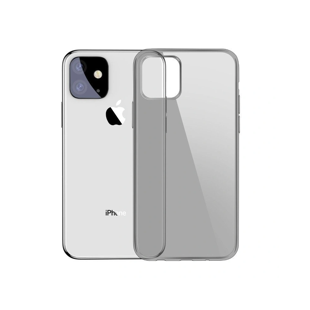 Hurtownia GSM - Przezroczyste etui TPU Baseus Simplicity Case do iPhone 11 6,1 (czarne) - BSU1271BLK - {ean13} - Hurt
