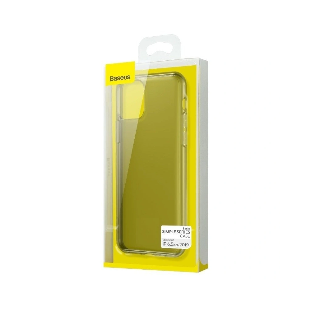 Hurtownia GSM - Przezroczyste etui TPU Baseus Simplicity Case do iPhone 11 6,1 (czarne) - BSU1271BLK - {ean13} - Hurt
