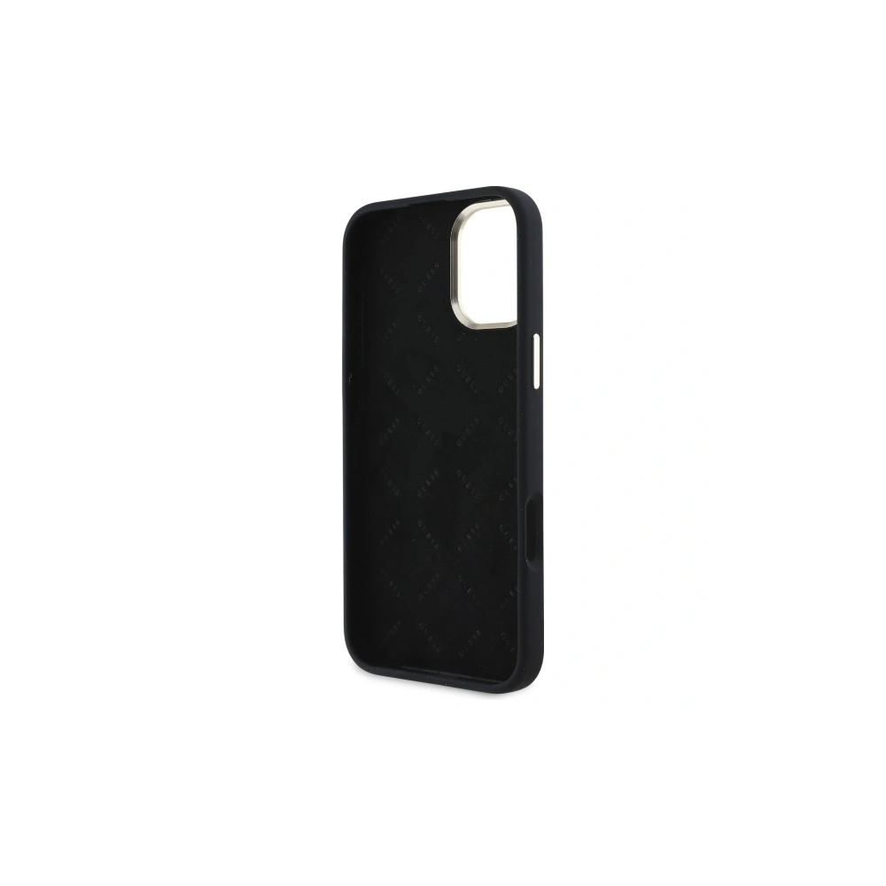 Hurtownia GSM - Etui Guess GUHCP16SM4DGPK Apple iPhone 16 tvrdý kryt silikonový logo strass 4G černý/black - GUE4063 - {ean13} - Hurt