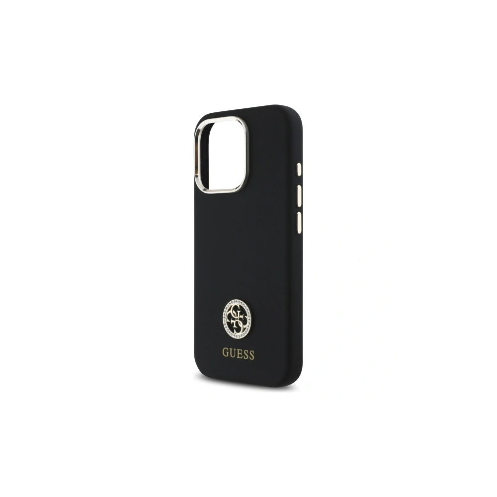 Hurtownia GSM - Etui Guess GUHCP16XM4DGPK Apple iPhone 16 Pro Max hardcase silikonové logo strass 4G černé/black - GUE4064 - {ean13} - Hurt