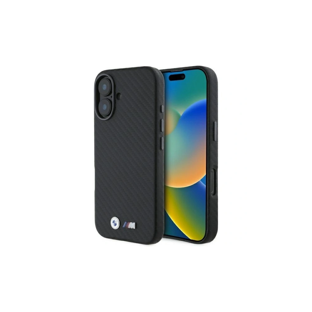 Hurtownia GSM - BMW BMHCP16S23PUFWC Apple iPhone 16 Hartschale Carbon umwickelt Metall schwarz - BMW689 - {ean13} - Hurt