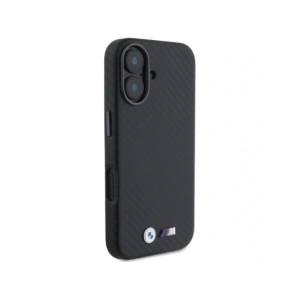 Hurtownia GSM - Etui BMW BMHCP16S23PUFWC Apple iPhone 16 hardcase Carbon Wrapped Metal czarny/black - BMW689 - {ean13} - Hurt