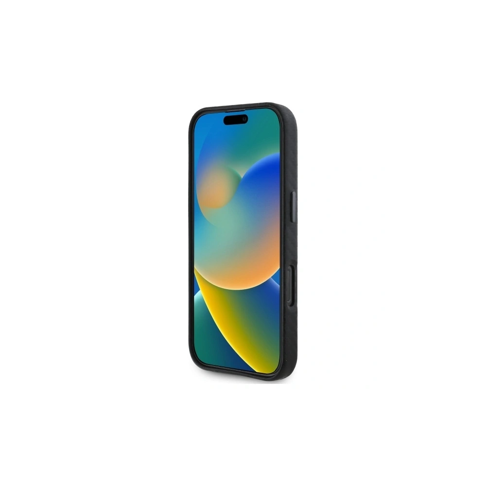 Etui BMW BMHCP16S23PUFWC Apple iPhone 16 hardcase Carbon Wrapped Metal černý/black