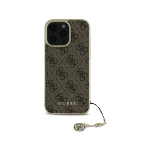 Etui Guess GUHCP16LGF4GBR Apple iPhone 16 Pro hardcase 4G Charms Collection brązowy/brown