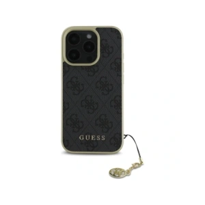 Etui Guess GUHCP16LGF4GGR Apple iPhone 16 Pro hardcase 4G Charms Collection czarny/black