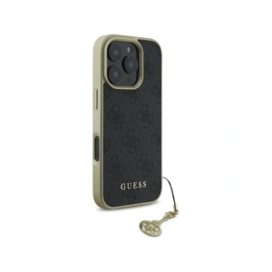 Etui Guess GUHCP16LGF4GGR Apple iPhone 16 Pro hardcase 4G Charms Collection czarny/black