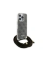 Hurtownia GSM - Guess GUHCP16LHC4SEW Apple iPhone 16 Pro Hardcase Crossbody Cord 4G Druck braun - GUE4067 - {ean13} - Hurt