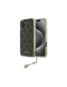 Guess GUHCP16MGF4GBR Apple iPhone 16 Plus hardcase 4G Charms Collection brown